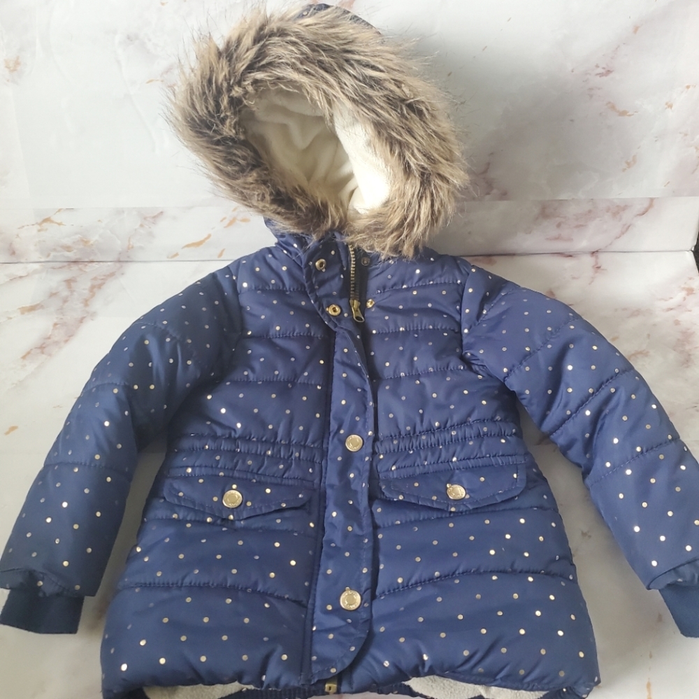 Carter's Girls Navy Puffy Coat
